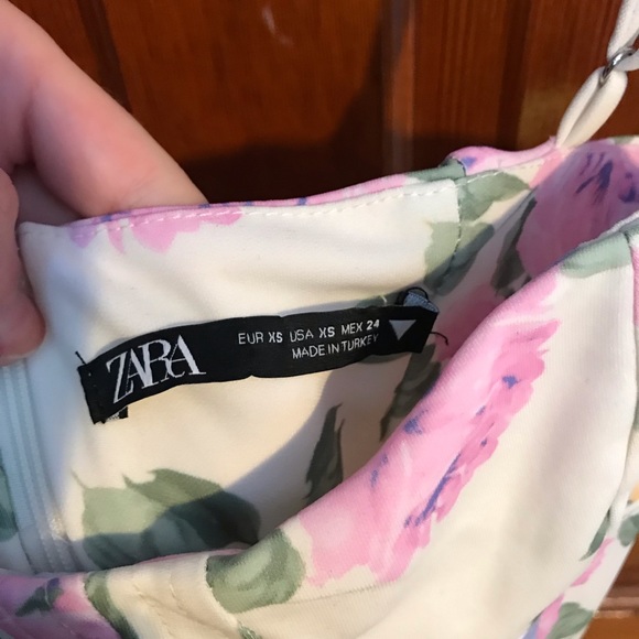 Zara floral mini-dress - Picture 3 of 3